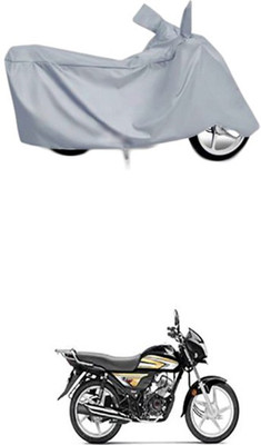 Toy Ville Two Wheeler Cover for Hero(CD 110 Dream, Silver)