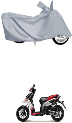 Toy Ville Two Wheeler Cover for Aprilia(SR 125, Silver)