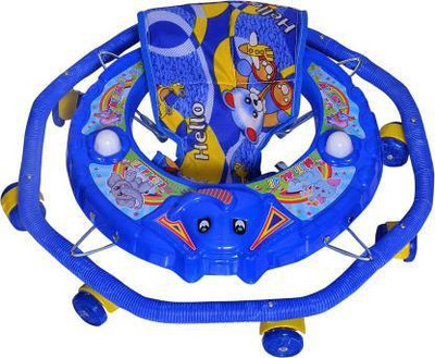 STEELOART Activity Walker With Parent Rod(Blue)