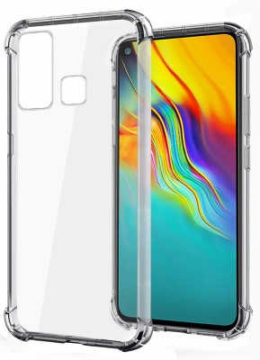 OffersOnly Bumper Case for Infinix Hot 9 Pro Silicone(Transparent, Shock Proof, Silicon, Pack of: 1)