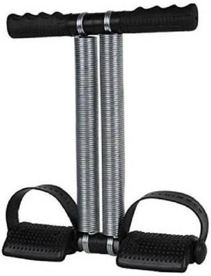VATSMART DOUBLE SPRING TUMMY TRIMMER GYM AND HOME PRODUCT Ab Exerciser(Silver, Black)