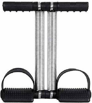 VATSMART DOUBLE SPRING TUMMY TRIMMER FULL BODY EXERCISER Ab Exerciser(Silver, Black)
