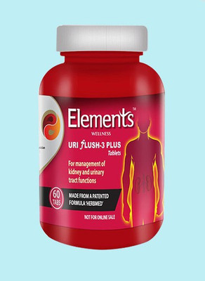 Elements Uri Flush 3 Plus - 60 Capsules(60 Capsules)