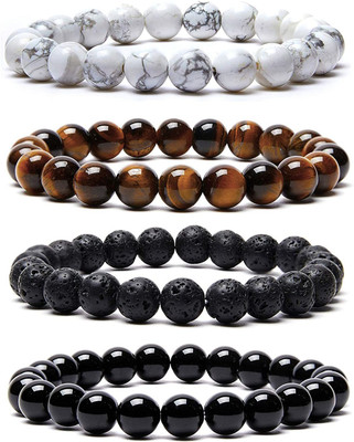 Aahana Gems Stone Beads Bracelet Set