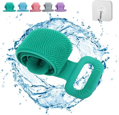 RBGIIT SBB Body Scrubber Belt, Double Side Shower Exfoliating Belt Removes Bath Towel, Double Chopping Belt Scrubber Washer for Bath Dual Side Massager Shower Bath Belt For Scrubbing Body and Back Shower Bath Belt Belt Green (12)