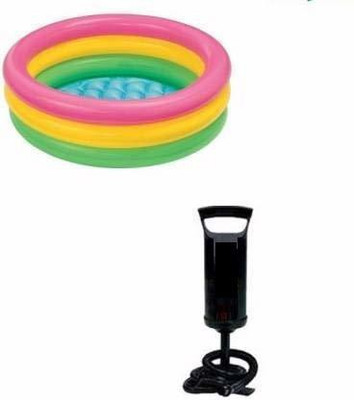 ECOM BHARAT mnb-54 Inflatable Swimming Pool, Inflatable Toy Pump(Multicolor)