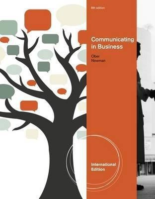 Communicating in Business, International Edition(English, Paperback, Ober Scot)