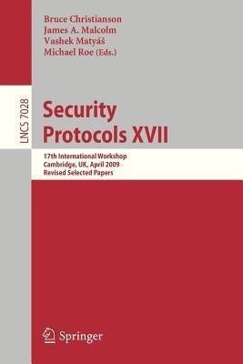 Security Protocols XVII(English, Paperback, unknown)