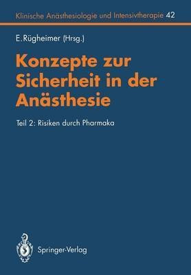 Konzepte zur Sicherheit in der Anaesthesie(German, Paperback, unknown)