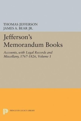 Jefferson's Memorandum Books, Volume 1(English, Hardcover, Jefferson Thomas)