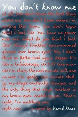 You Don't Know Me(English, Paperback, Klass David)