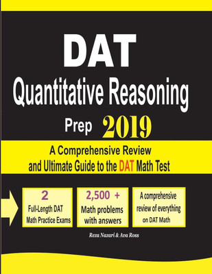 DAT Quantitative Reasoning Prep 2019(English, Paperback, Nazari Reza)