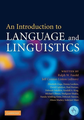 An Introduction to Language and Linguistics(English, Paperback, Fasold Ralph)