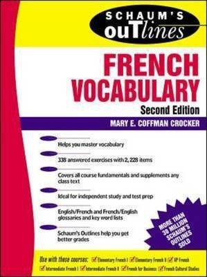 Schaum's Outline of French Vocabulary(English, Paperback, Crocker)