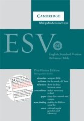 ESV Pitt Minion Reference Bible, Black Goatskin Leather, Red-letter Text, ES446:XR(English, Leather / fine binding, unknown)