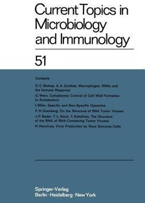 Current Topics in Microbiology and Immunology / Ergebnisse der Mikrobiologie und Immunitaetsforschung(English, Paperback, Arber W.)