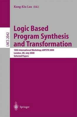 Logic Based Program Synthesis and Transformation(English, Paperback, unknown)
