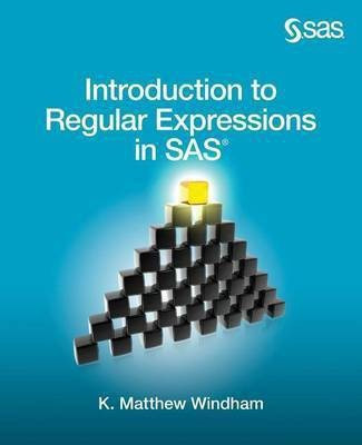 Introduction to Regular Expressions in SAS(English, Paperback, Windham Matthew)