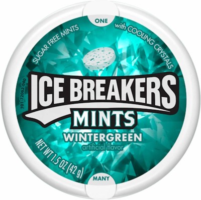 Ice Breaker Mints WinterGreen Artificial flavor, 42g Winter Green Candy(42 g)