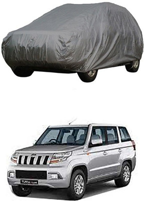 Kuchipudi Car Cover For Mahindra TUV300 (Without Mirror Pockets)(Grey)
