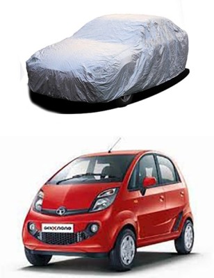 Wild Panther Car Cover For Tata Nano Genx (Without Mirror Pockets)(Silver)