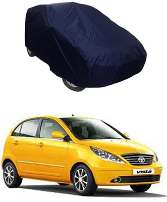 Kuchipudi Car Cover For Tata Vista Tech (Without Mirror Pockets)(Blue)