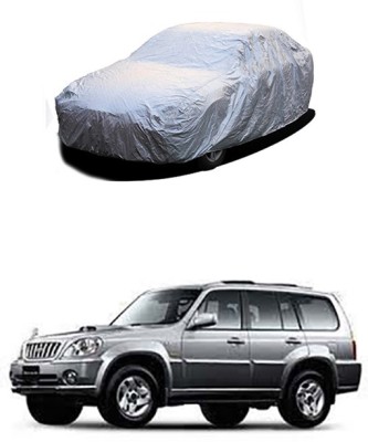 Kuchipudi Car Cover For Hyundai Terracan (Without Mirror Pockets)(Silver)