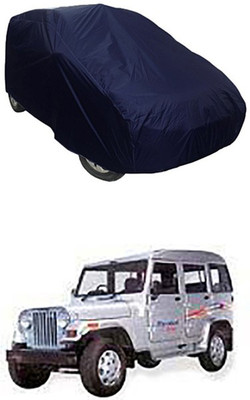 Kuchipudi Car Cover For Mahindra Marshal (Without Mirror Pockets)(Blue)