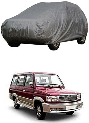 Kuchipudi Car Cover For Toyota Qualis (Without Mirror Pockets)(Grey)