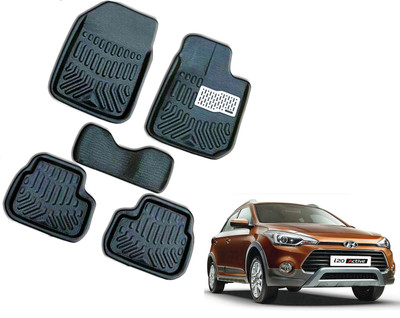 WolkomHome Plastic 3D Mat For  Hyundai i20 Active(Black)