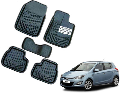 WolkomHome Plastic 3D Mat For  Hyundai i20(Black)