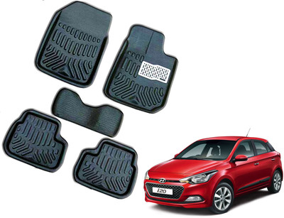 WolkomHome Plastic 3D Mat For  Hyundai Elite i20(Black)