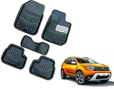 WolkomHome Plastic 3D Mat For  Renault Duster(Black)