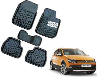 WolkomHome Plastic 3D Mat For  Volkswagen Polo Cross(Black)