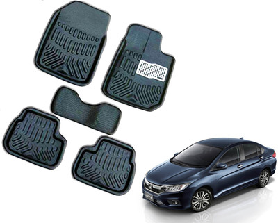 WolkomHome Plastic 3D Mat For  Honda City(Black)