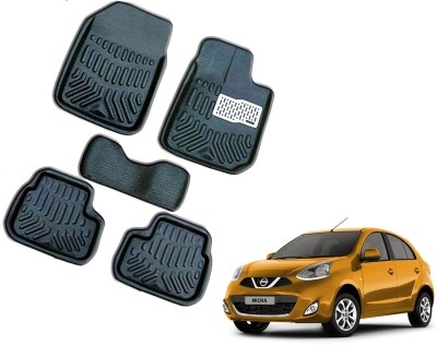 WolkomHome Plastic 3D Mat For  Nissan Micra(Black)