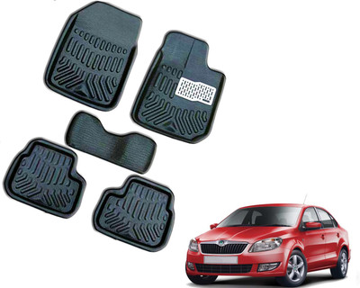WolkomHome Plastic 3D Mat For  Skoda Rapid(Black)