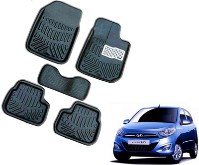 WolkomHome Plastic 3D Mat For  Hyundai i10 Active(Black)