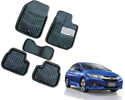 WolkomHome Plastic 3D Mat For  Honda City(Black)