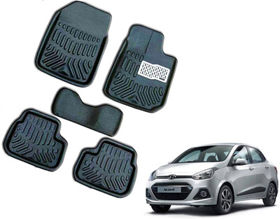 WolkomHome Plastic 3D Mat For  Hyundai Xcent(Black)