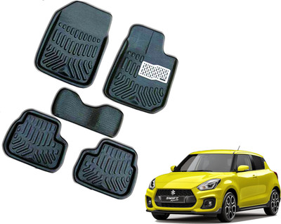 WolkomHome Plastic 3D Mat For  Maruti New Swift(Black)