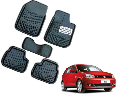 WolkomHome Plastic 3D Mat For  Volkswagen Polo GT(Black)