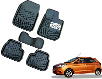 WolkomHome Plastic 3D Mat For  Ford Figo(Black)