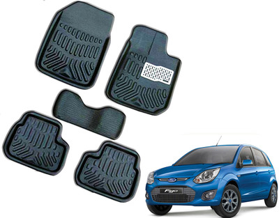 WolkomHome Plastic 3D Mat For  Ford Figo(Black)
