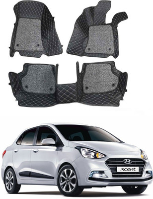 arneja trading company Leatherite 7D Mat For  Hyundai Xcent(Black)