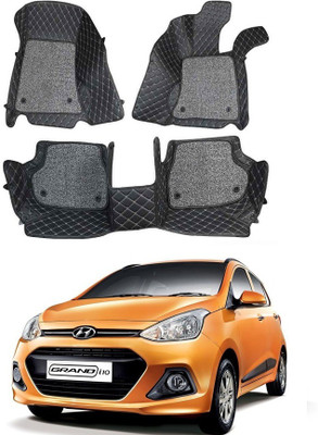 ARNEJA Leatherite 7D Mat For  Hyundai Grand i10(Black)
