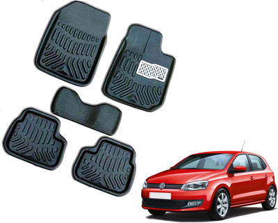 WolkomHome Plastic 3D Mat For  Volkswagen Polo(Black)