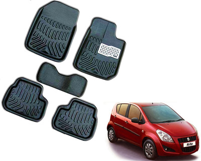 WolkomHome Plastic 3D Mat For  Maruti Ritz(Black)