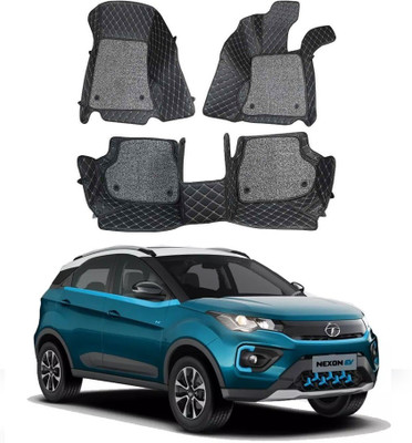 ARNEJA Leatherite 7D Mat For  Tata Nexon EV(Black)