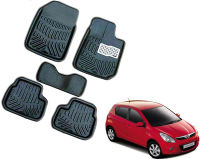 WolkomHome Plastic 3D Mat For  Hyundai i20(Black)